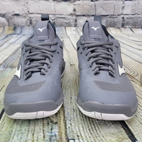 Mizuno Luminous Womens Athletic Shoes Sneakers Size 8.5 Gray White 430266-9191 - Picture 4 of 9